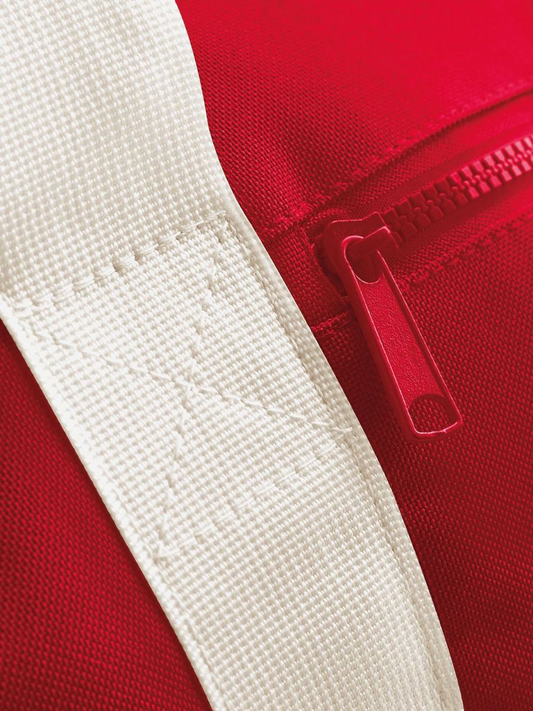 classic red-off white